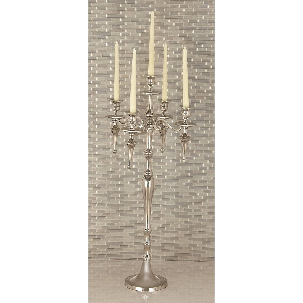 Aluminum Candelabra 16 Inches Wide 33 Inches High G1902