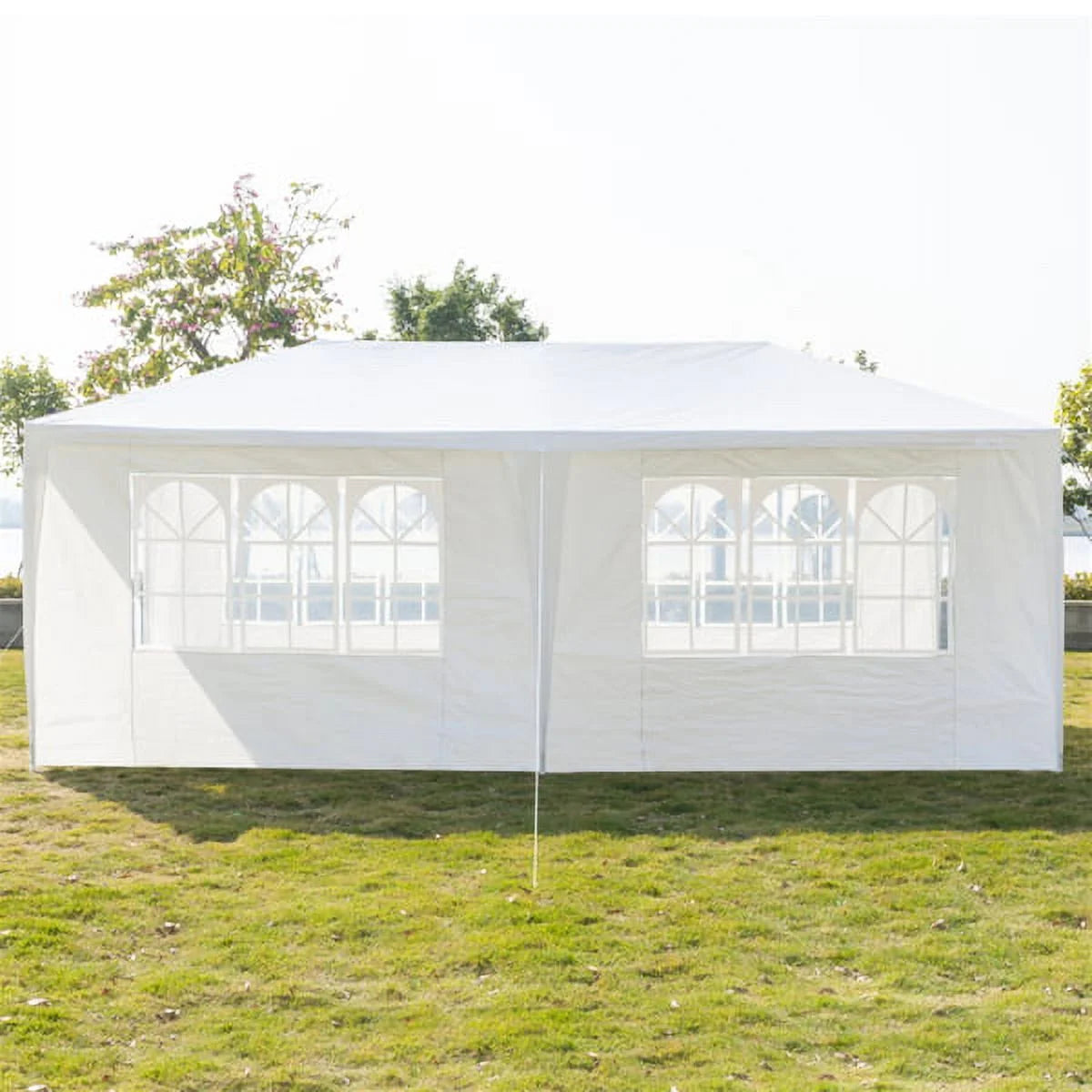10x30ft White Canopy Tent with 7 Removable Sidewalls R819