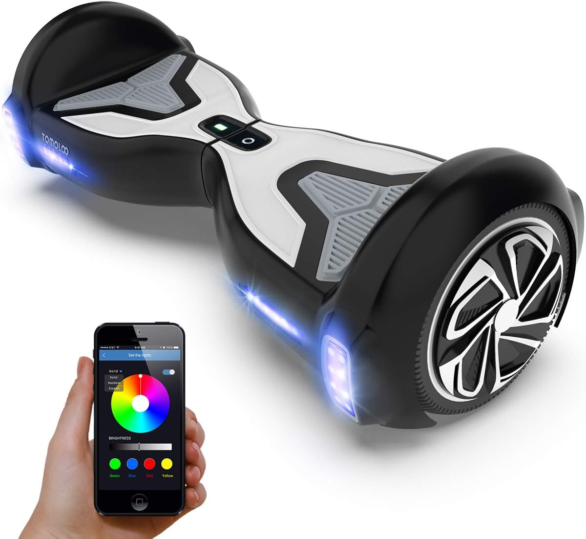 6.5 Inch Two Wheel Hoverboard with Bluetooth and Lights R3835