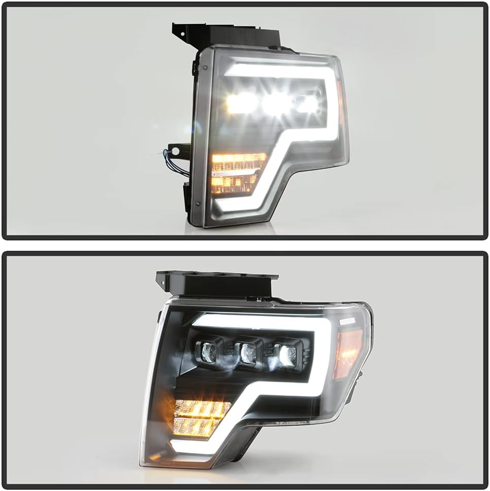 Pair of Full LED Projector Headlights for Ford F 150 Pickup R90583