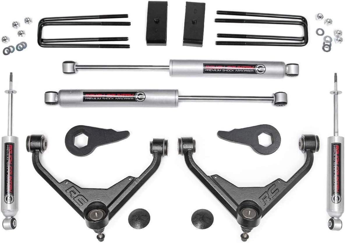 3" Lift Kit for Chevy Silverado Suburban GMC Sierra Yukon XL 2500/3500HD with N3 Shocks I848479
