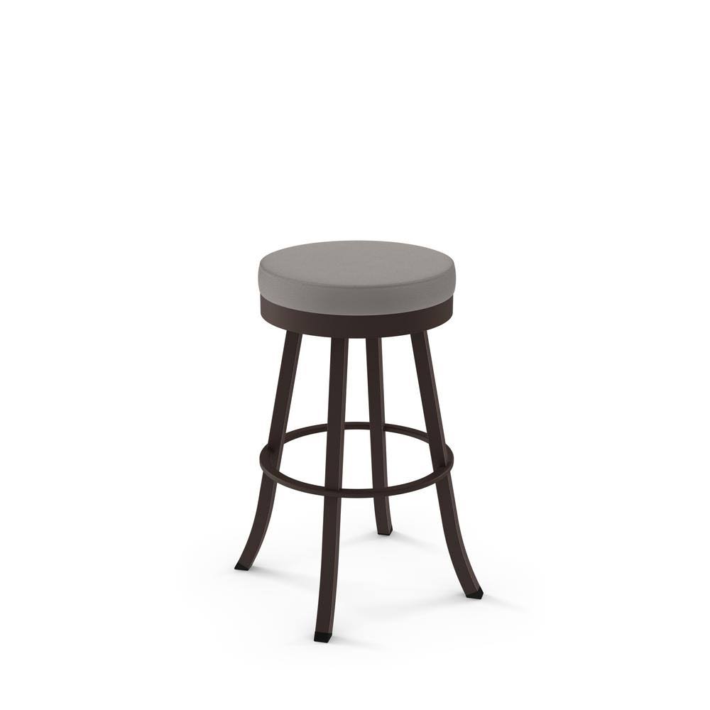 Gray Swivel Bar Stool R75705