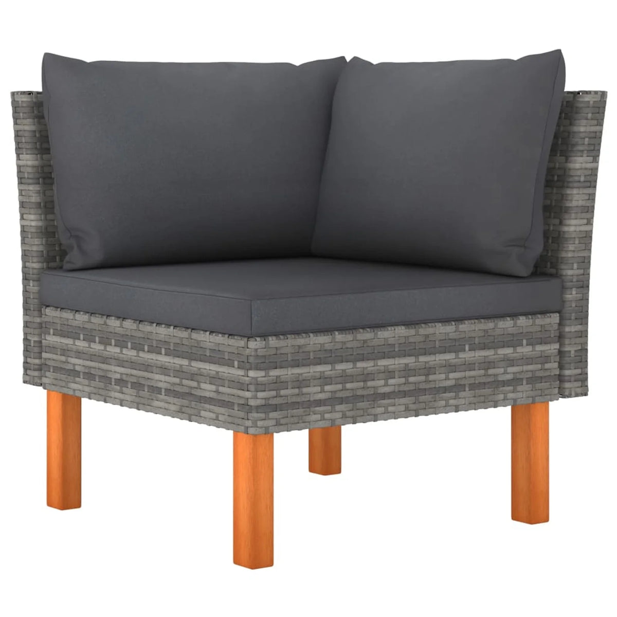 12 Piece Gray Poly Rattan Patio Conversation Set C2548