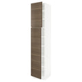 White High Cabinet with shelves and 2 Doors Z842295