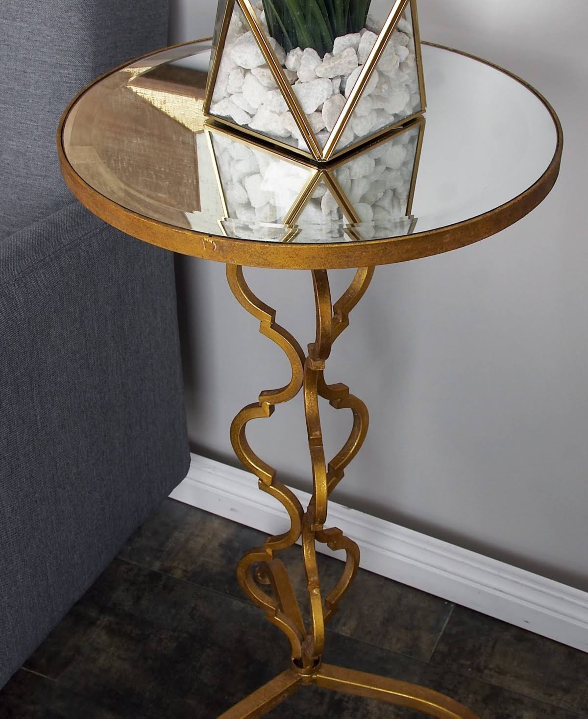 Gold-Tone Accent Table P24505