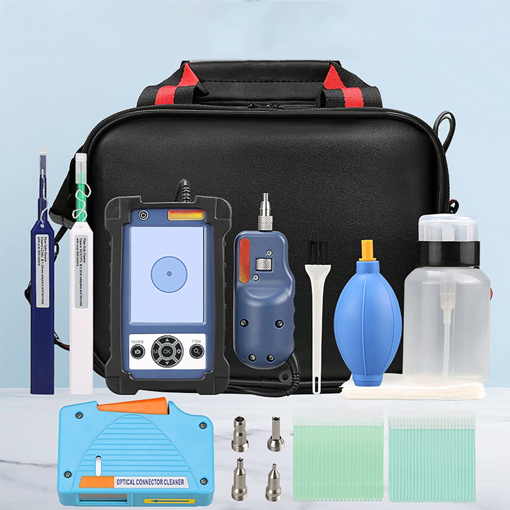 400 Times Optic Fiber Inspection Probe with 3.5 inch Fiber Microscope Display P824