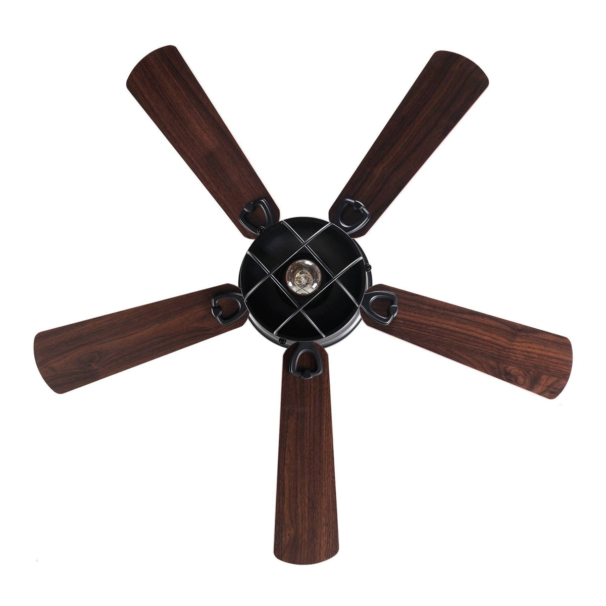 Black Ceiling Fan with Light Kit Z724