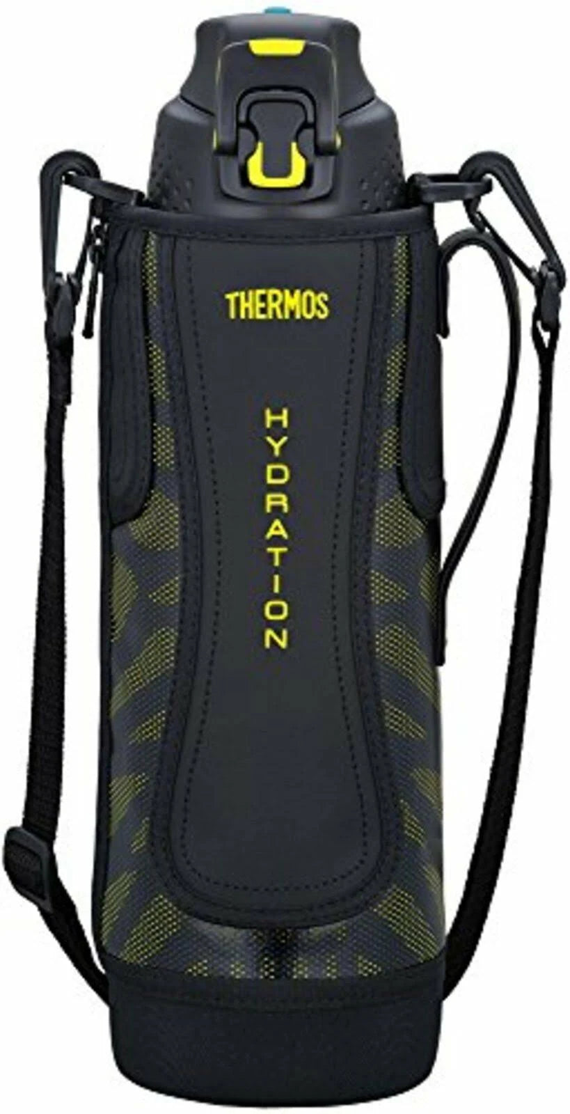 Black Yellow Vacuum Insulation Bottle 1.5L T4017