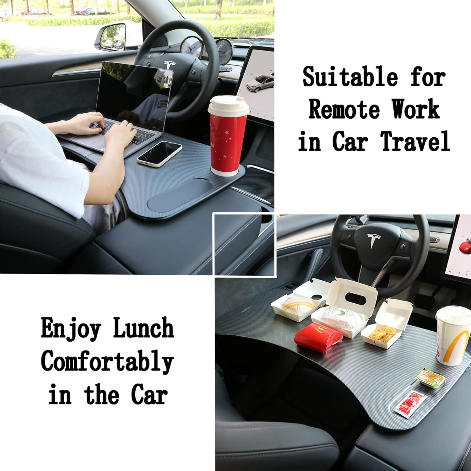 Foldable Car Tray Table Pack of 2 E780