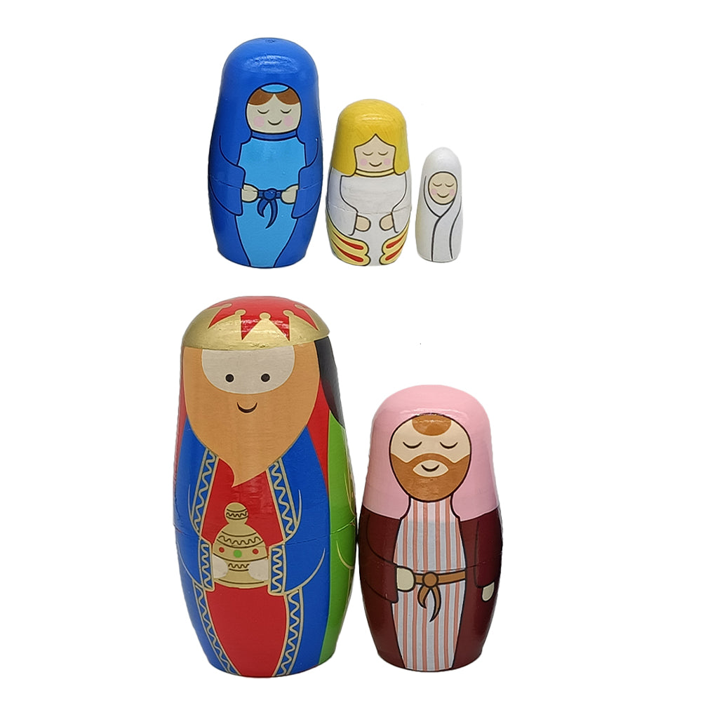 Painted Stacking Dolls S291