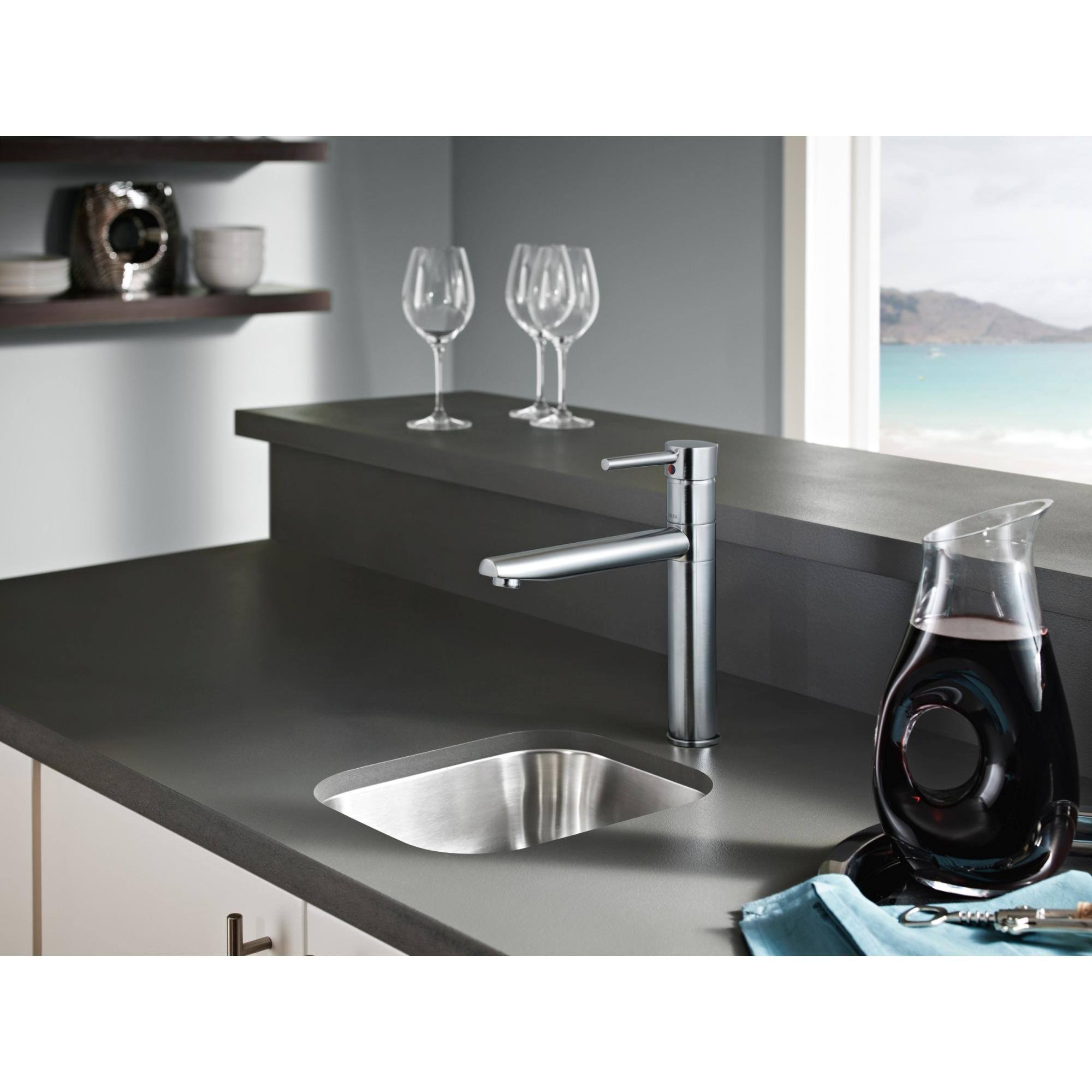 Arctic Stainless Single Handle Kitchen Faucet X65603