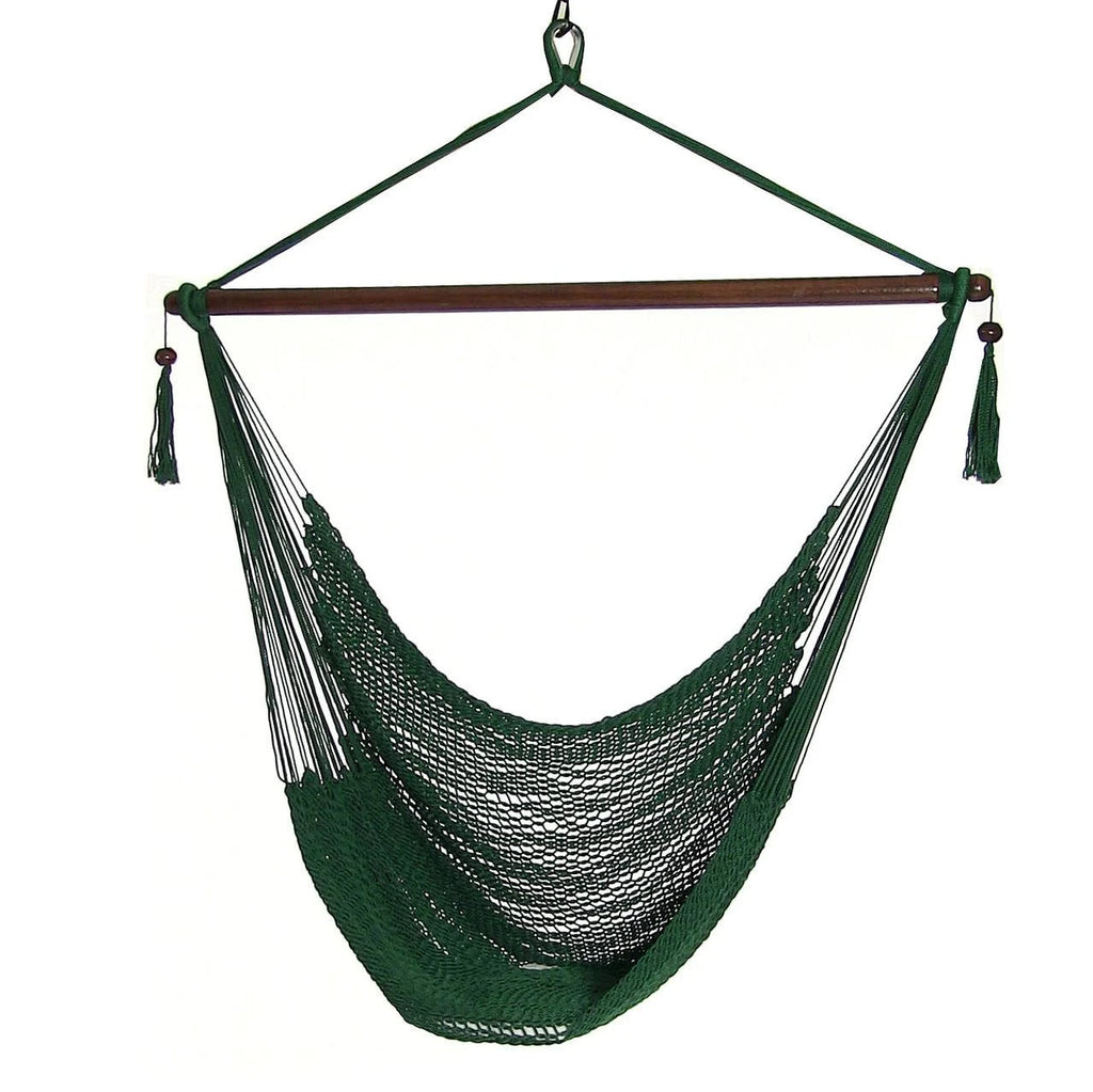 Green Extra Large Hanging Hammock Chair with Adjustable Stand J2038
