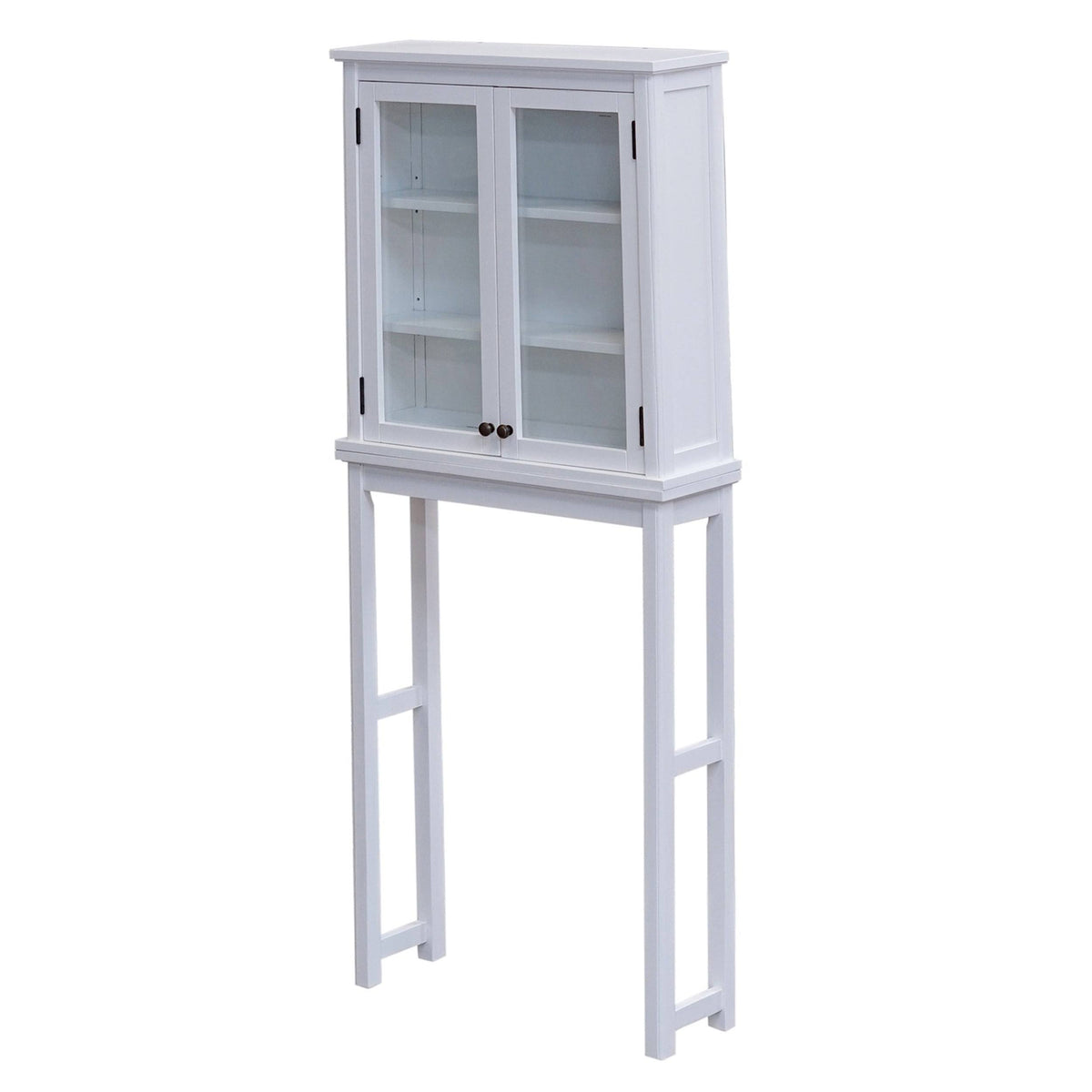 Over-the-Toilet Storage with Glass Doors X652