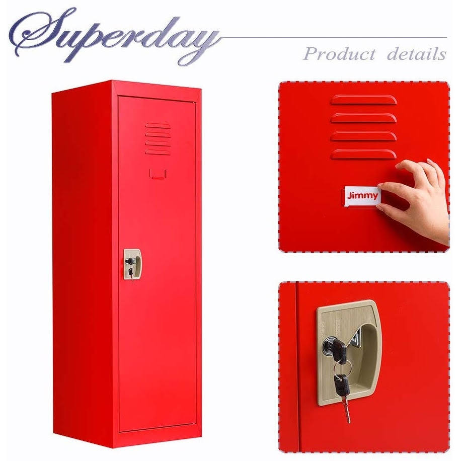 Orange Metal Locker B765255