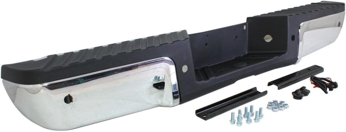 Steel Chrome Rear Step Bumper Assembly for 2008-2012 Ford F250 & F350 Super Duty J748