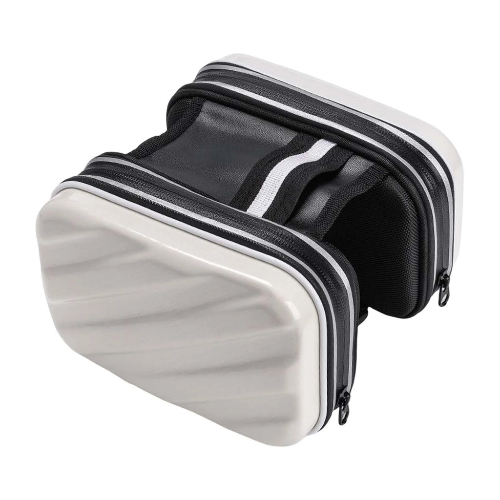 White Waterproof Bike Frame Front Bag Z454