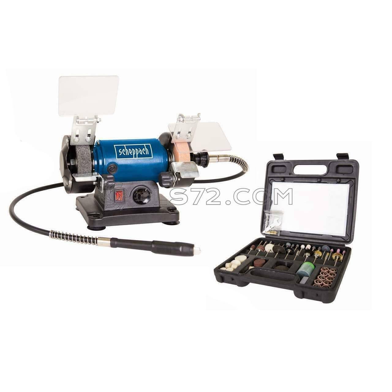 230V Mini Bench Grinder-polisher with Flexible Shaft Accessory K950
