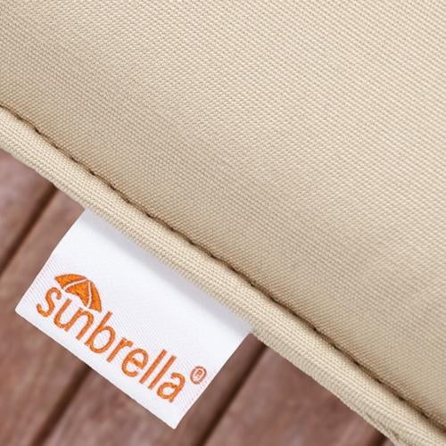 Sunbrella Textured Neutral 20-inch Chair Cushion A619