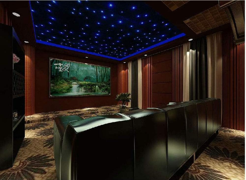 16W Fiber Optic Star Ceiling Light Kit with 150pcs 0.75mm 6.5ft Fiber Optical Cable Strands O719243