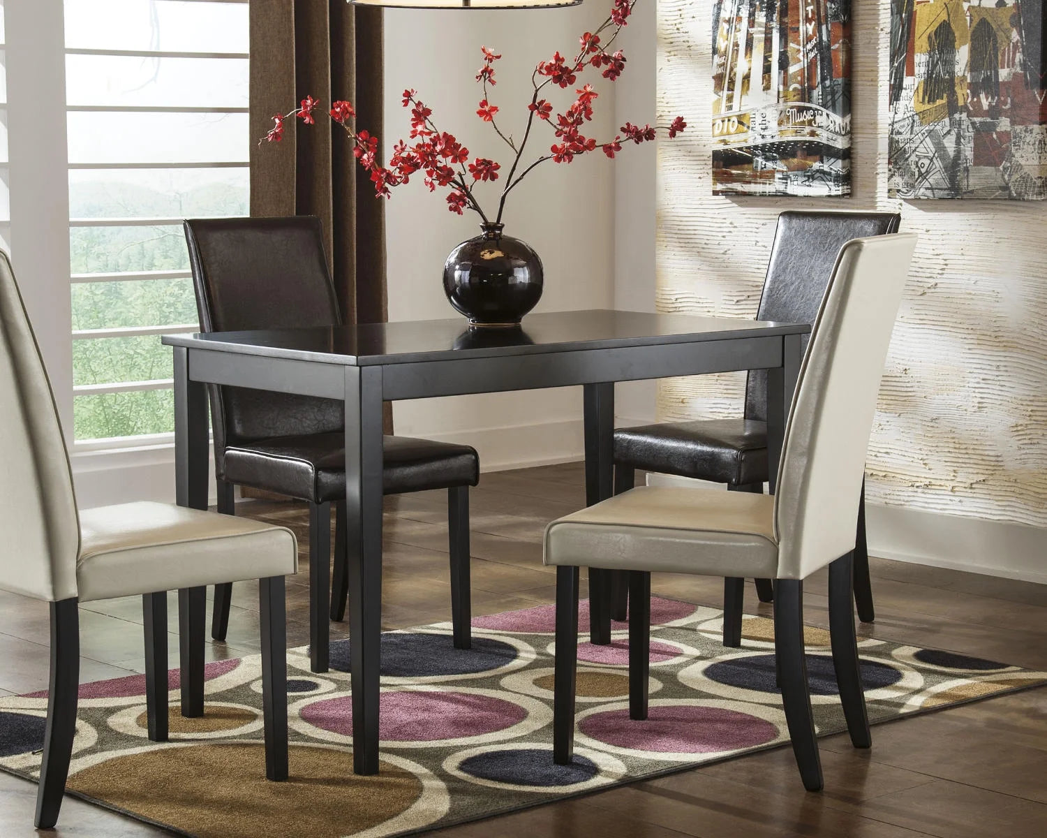 Dark Brown Dining Table Y424