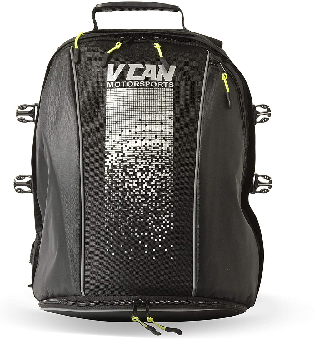 Black Motorcycle Helmet Holder Backpack T273583