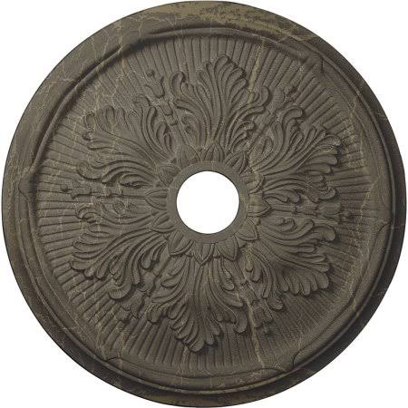 23 3/4x22OD x 3 5/8x22ID x 1 7/8x22P Hand-Painted Ceiling Medallion Q1749