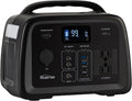 Portable Power Station 320Wh LiFePO4 with 2 AC Outlet 110V/300W Pure Sine Wave Solar Generator F779