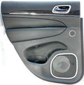 Trim Panel Rear and Door Handle Black/Chrome OEM Q259