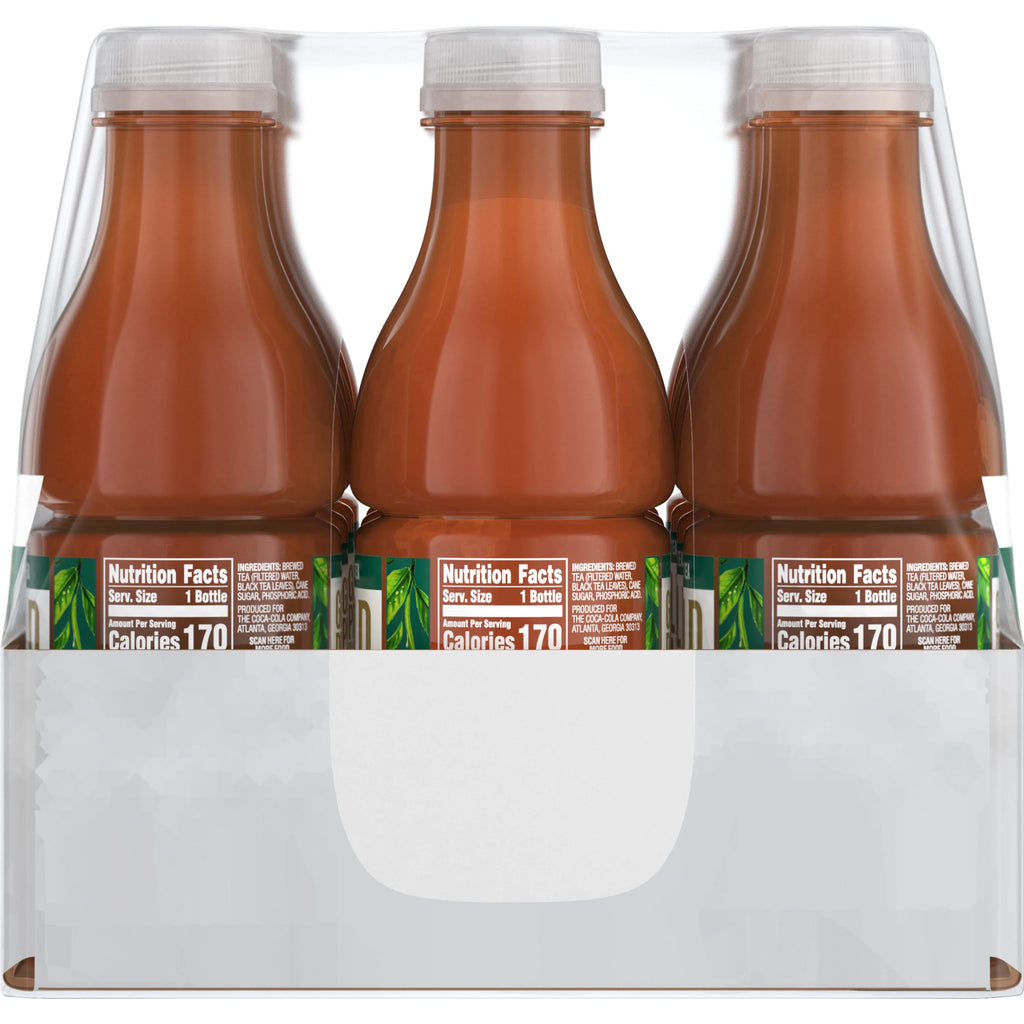 Sweetened Black Tea Bottles, 16.9 fl oz, 12 Pack L12866
