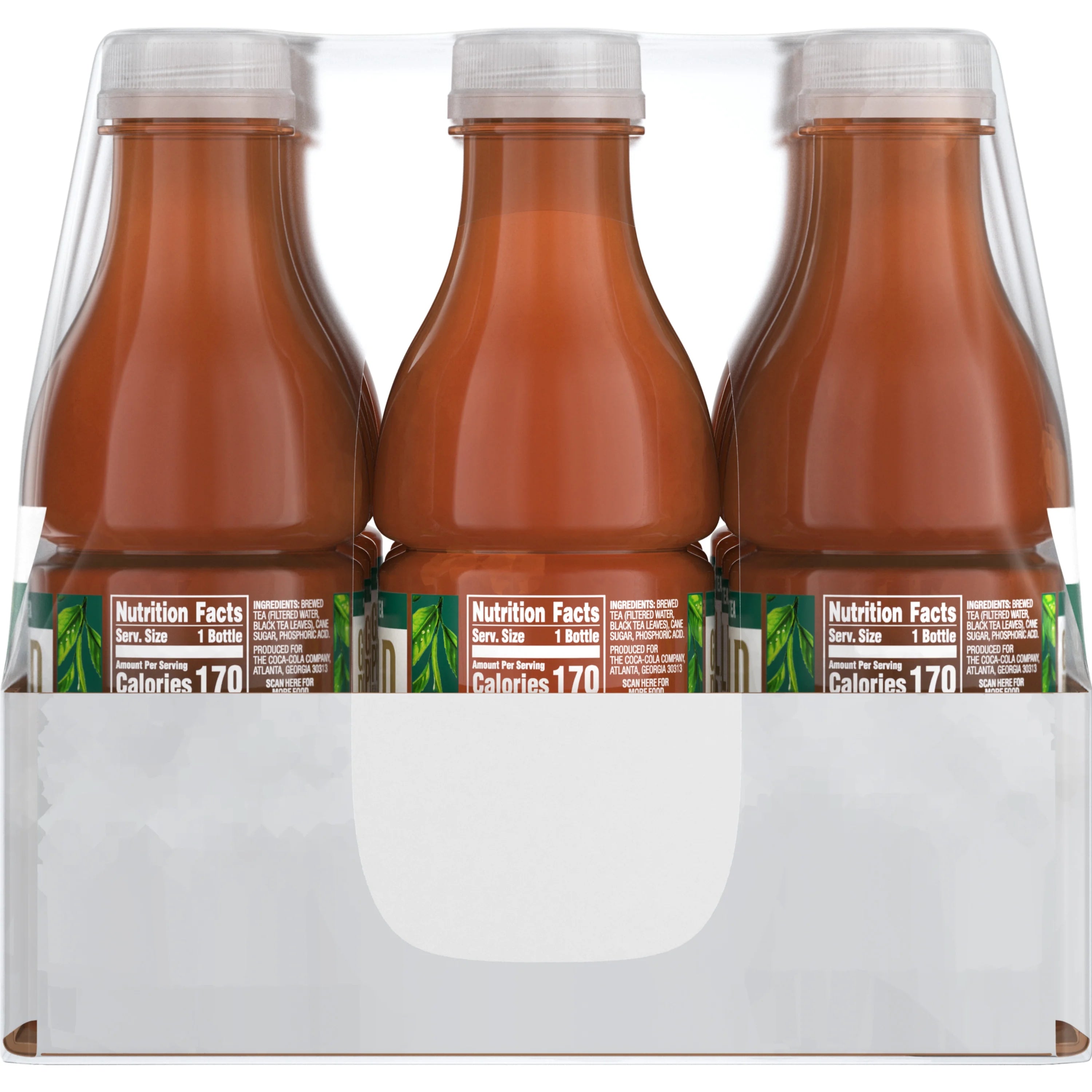 Sweetened Black Tea Bottles, 16.9 fl oz, 12 Pack L12866