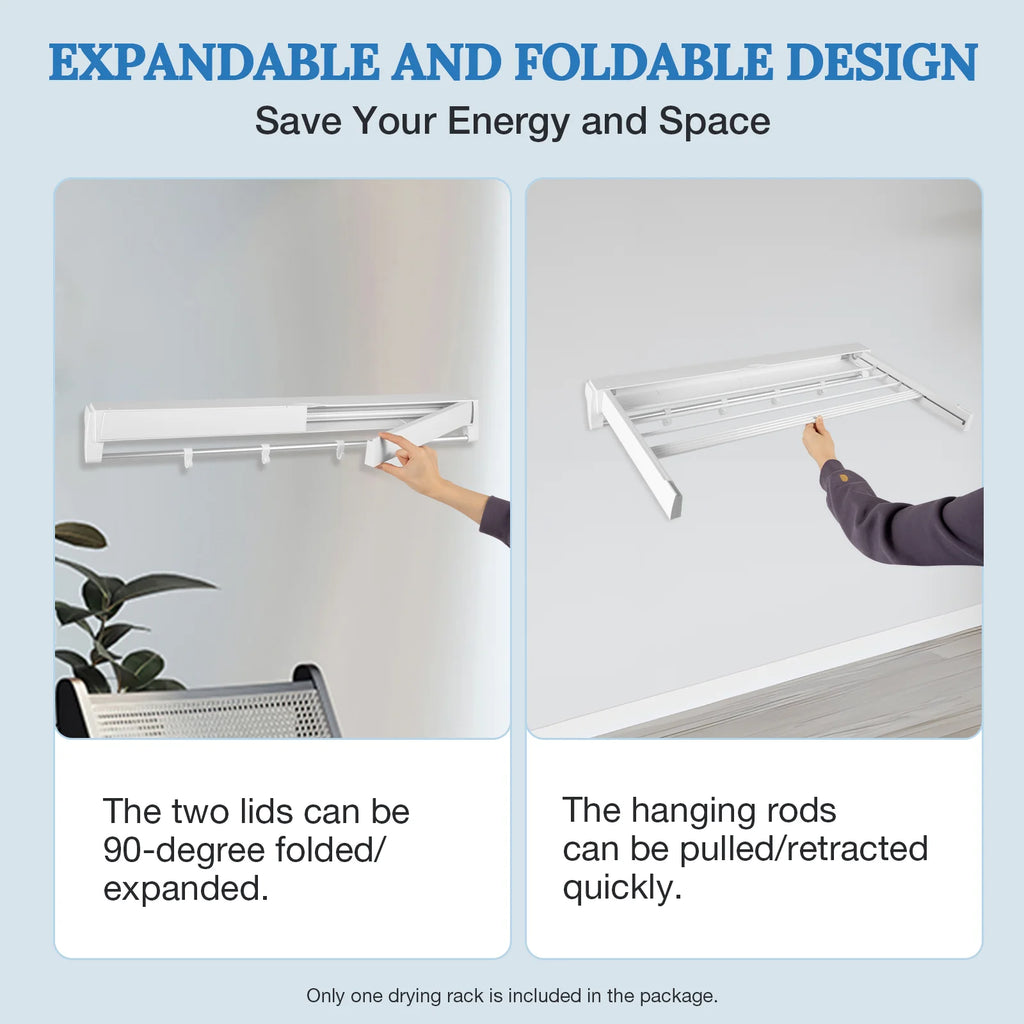 Wall Mounted Retractable Drying Rack L808