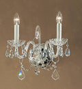2 Light Wall Sconce in 24K Gold Plate with Crystal J448613