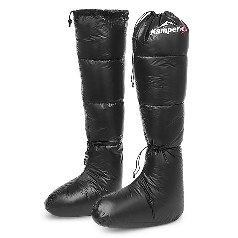 Winter Down Booties Socks with Adjustable Drawstring H582