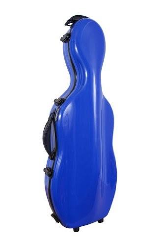 Blue Adjustable Viola Case with Wheels Z486657