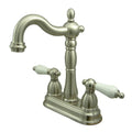 Brushed Nickel 2-Handle Bar Faucet L903438
