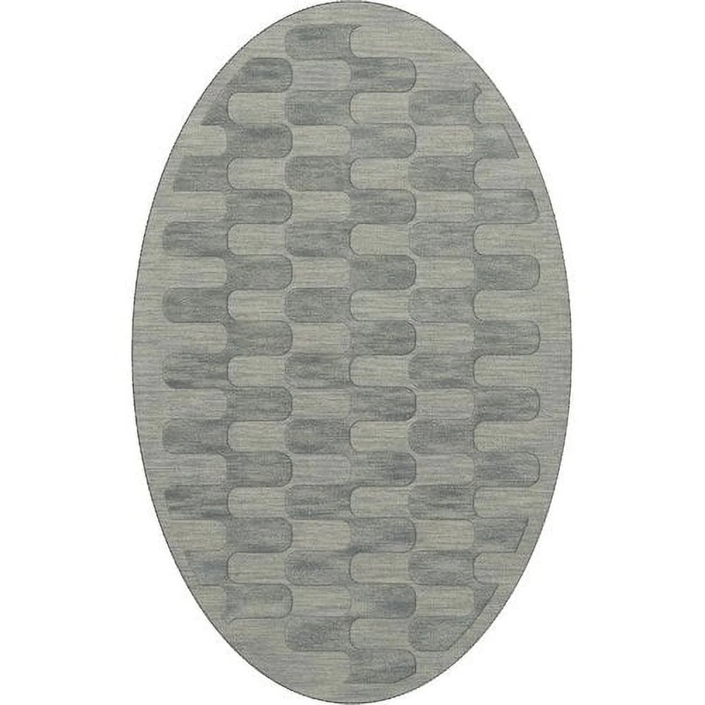 Seaglass Grid Waves 12' x 18' Rectangle Area Rug J291