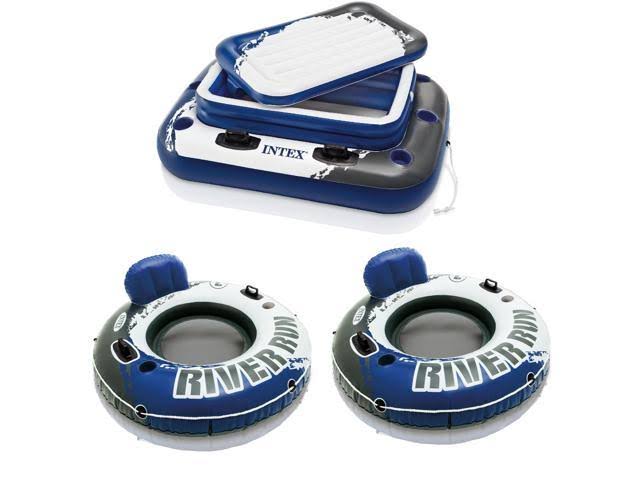 72 Can Cooler and 1 Person Inflatable Raft (3 Pack) E464896