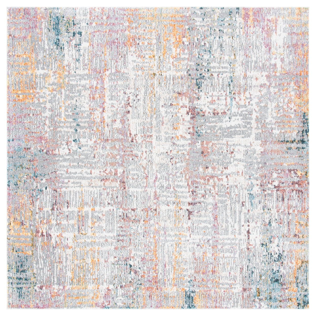 Beige/Rust Rug P599
