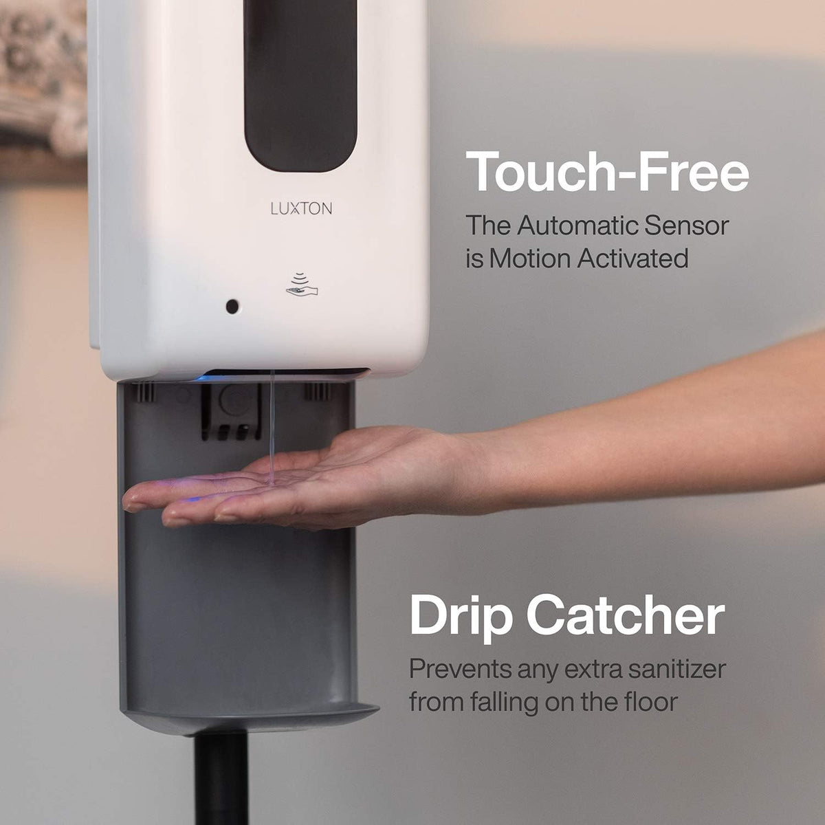 10 Pack Touchless Automatic Hand Sanitizer Dispenser with 1200ml Bottle B90091