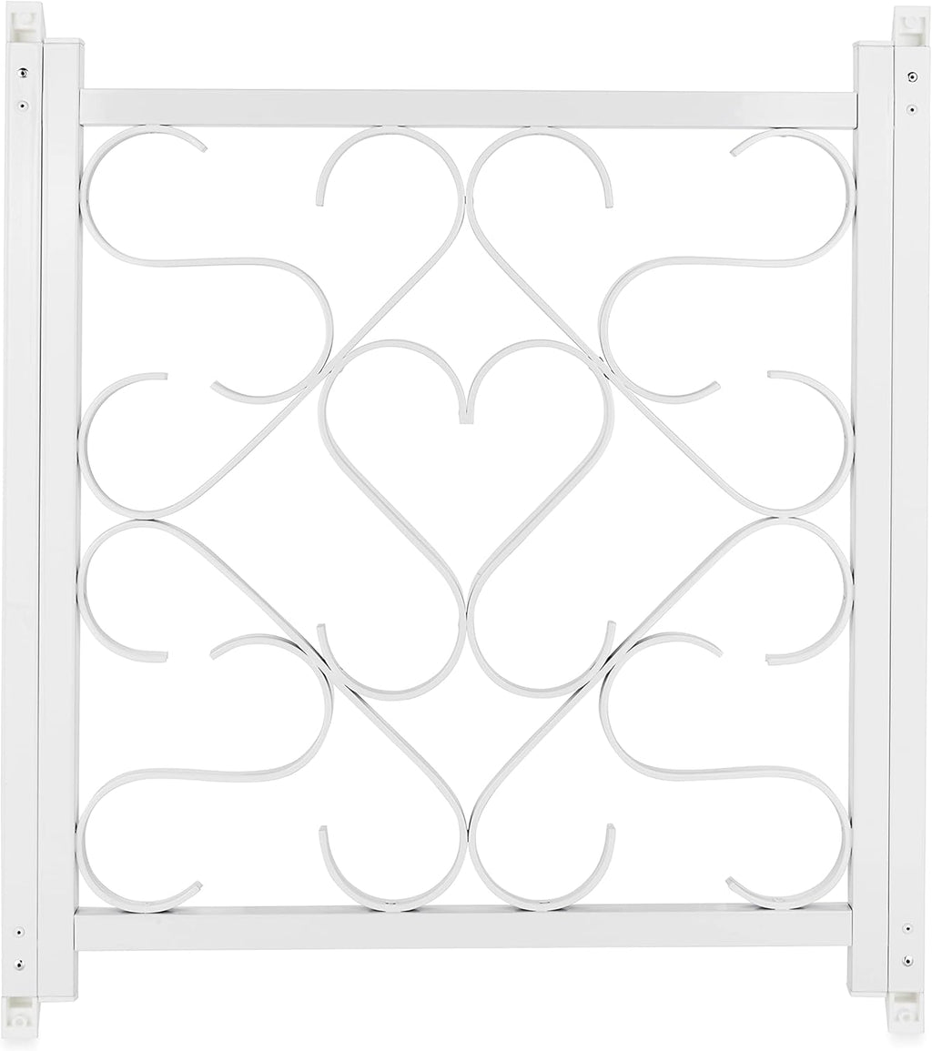 Black Adjustable Screen Door Grille Pack of 2 D426