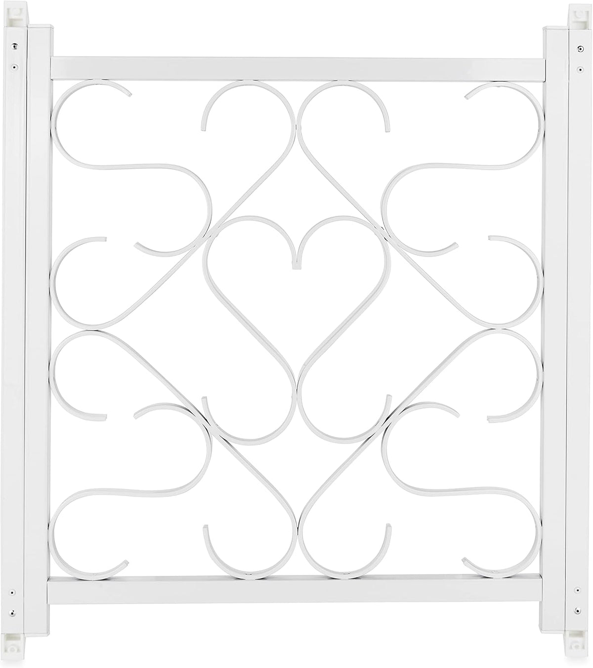 Black Adjustable Screen Door Grille Pack of 2 D426