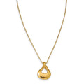 14kt Yellow Gold Tear Drop Necklace 18 inch D505707
