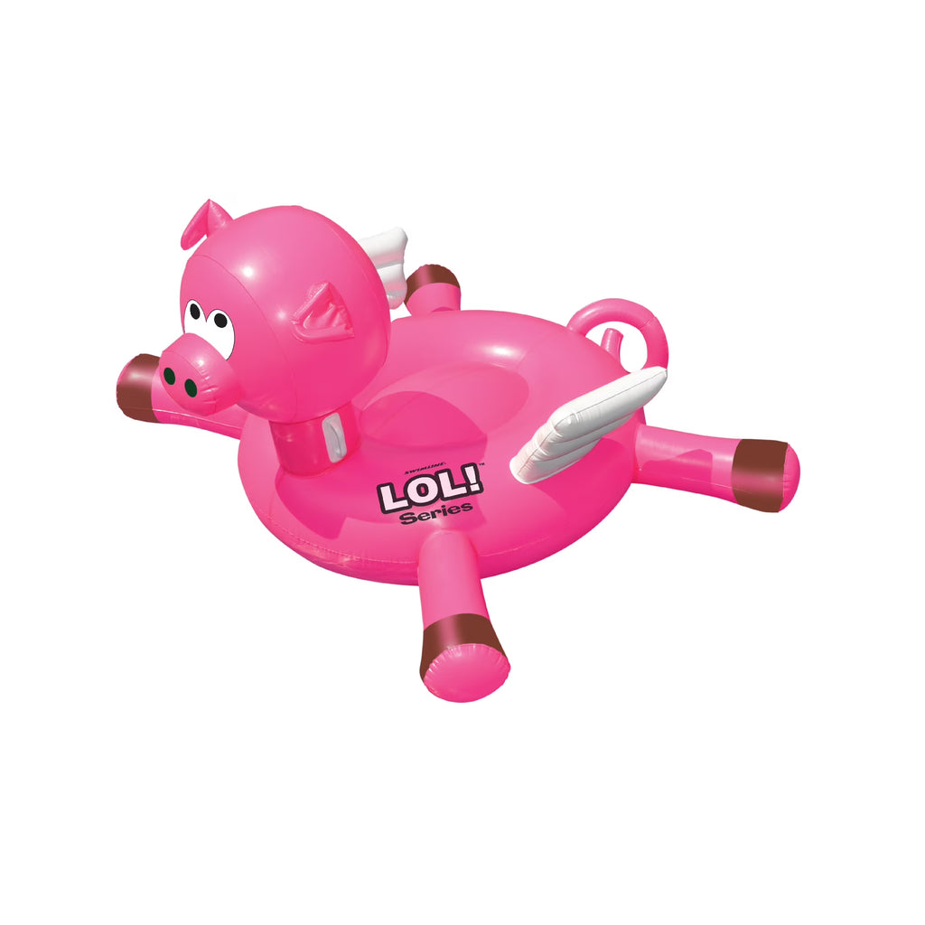 Pink/White 54" Inflatable Swimming Pool Float B981228