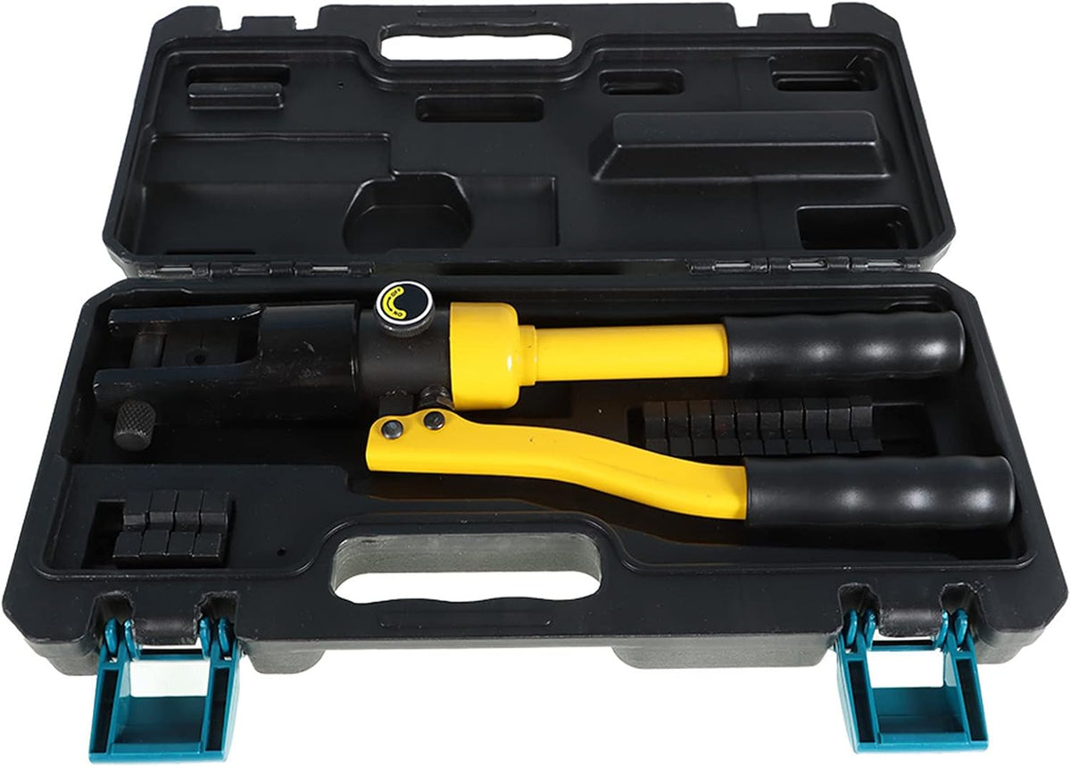7.5 Ton Hydraulic Wire Crimper with 8 Pairs of Dies, Pack of 2 H118432