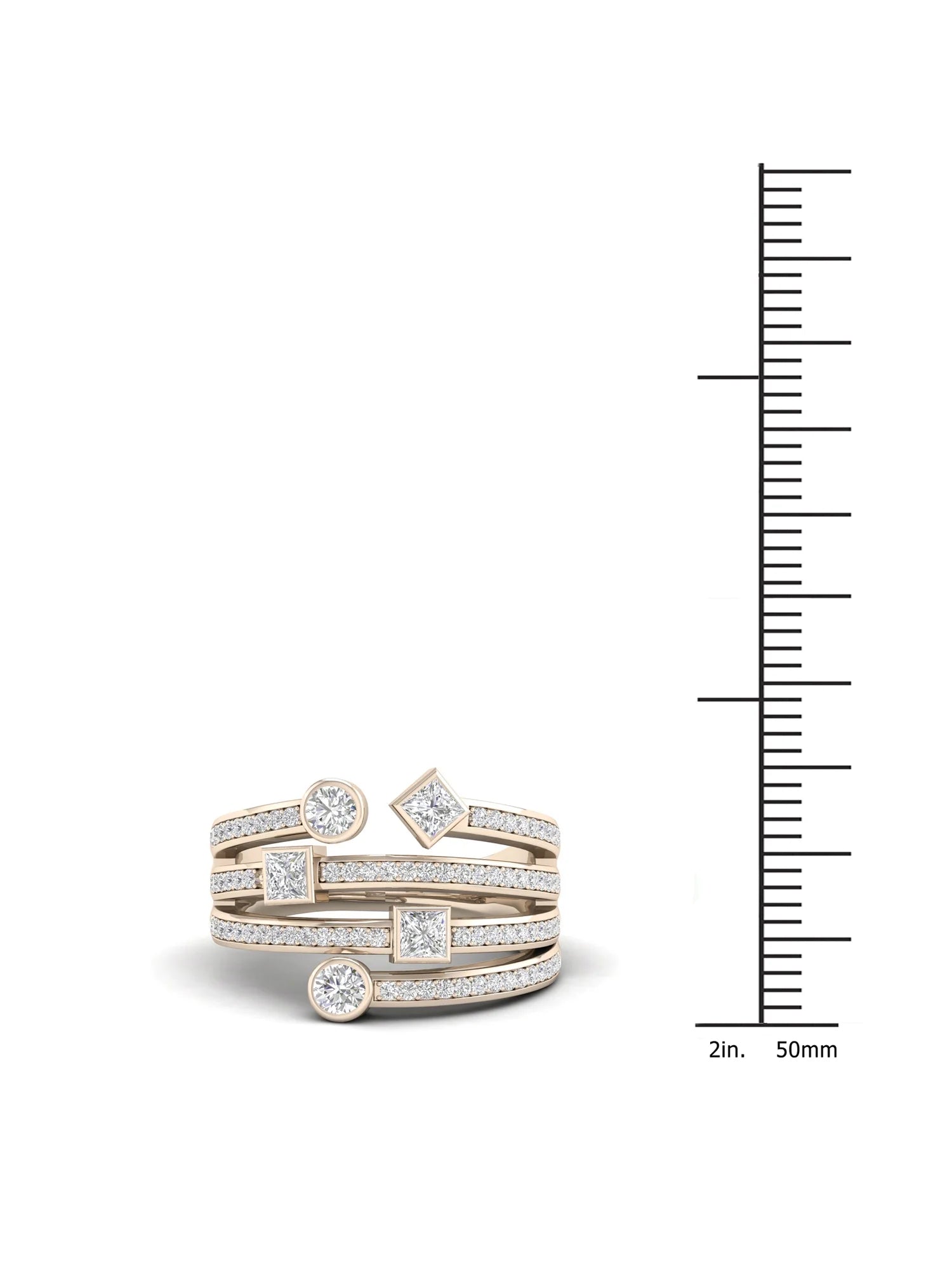 10k Yellow Gold Diamond Ring Q5964