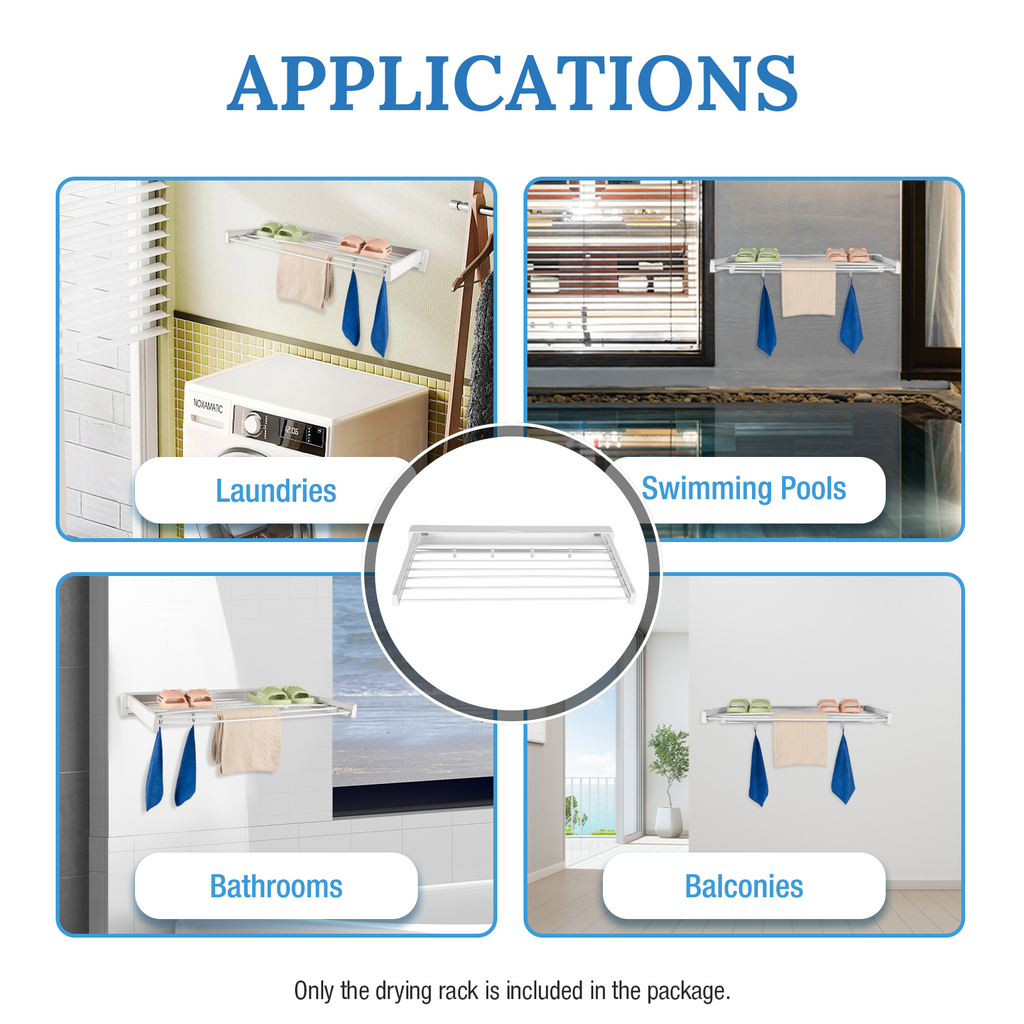 Wall Mounted Retractable Drying Rack L808