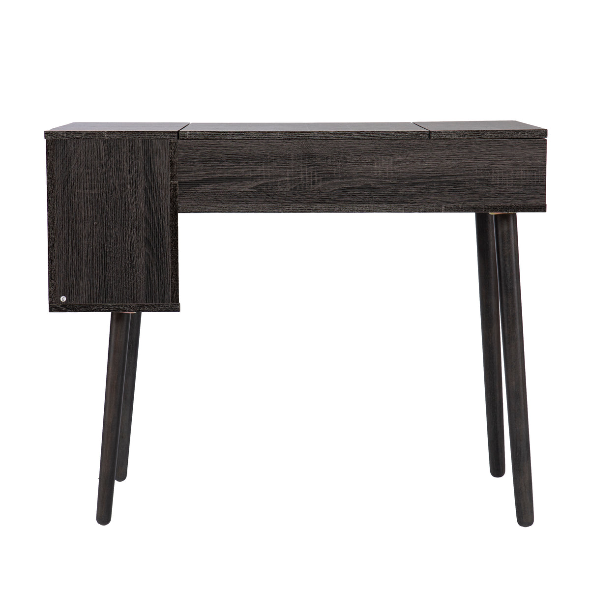 Storage Vanity with Mirror Freestanding Vanity Desk L826651