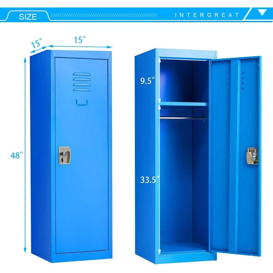 Orange Metal Locker B765255