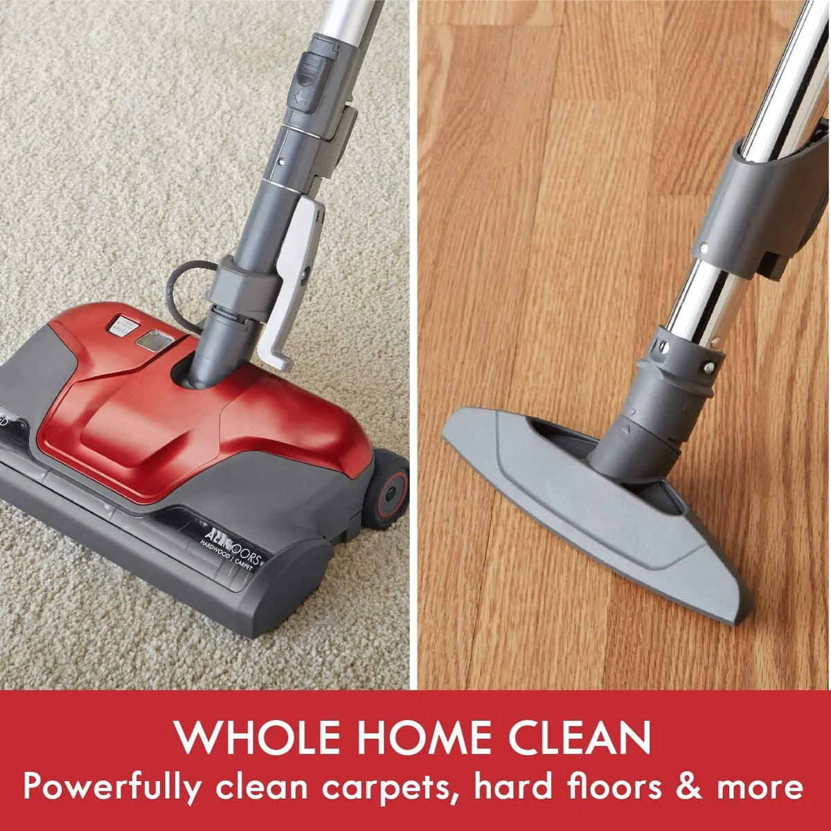 Red Bagged Canister Vacuum Cleaner L3213