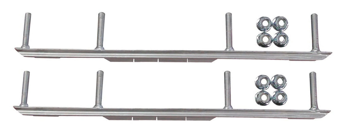 Blue Razor Snowmobile Skis with 9" Shaper Bars Complete Kit Y2517